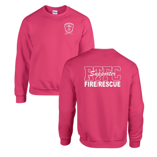 Raritan Fire/HMC Pink Breast Cancer Awareness Crewneck Sweatshirt