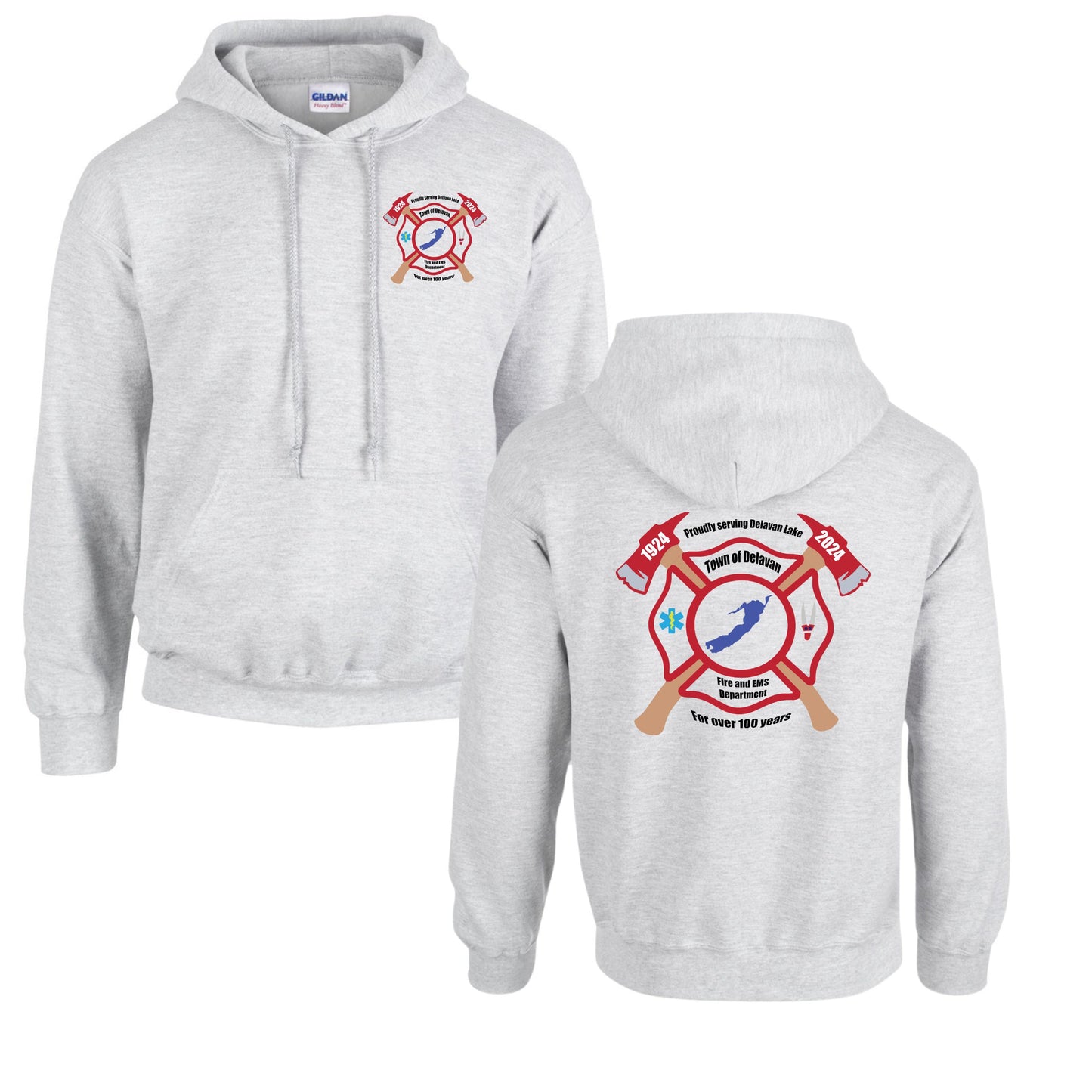 [Youth] Town of Delavan 100th Anniversary Hooded Sweatshirt