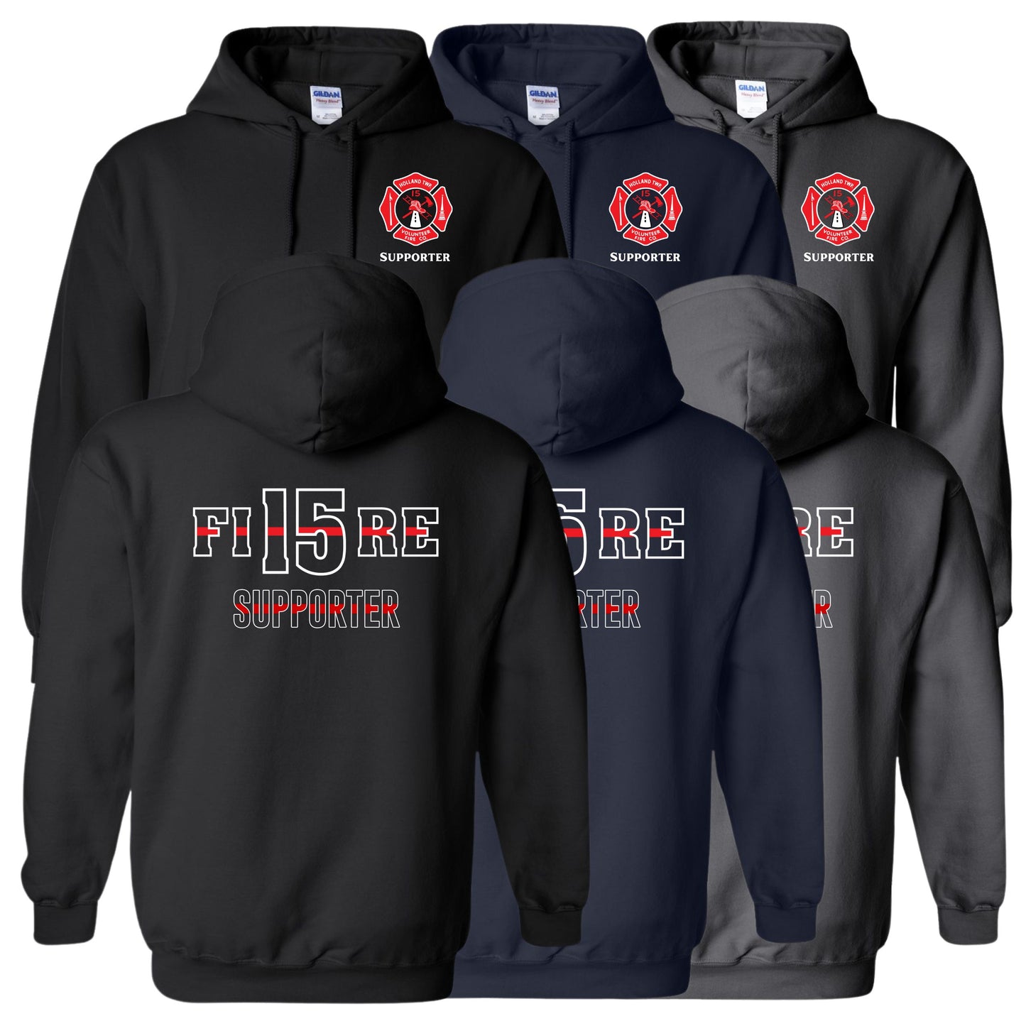 Holland Township Fire Supporter Hooded Sweatshirt