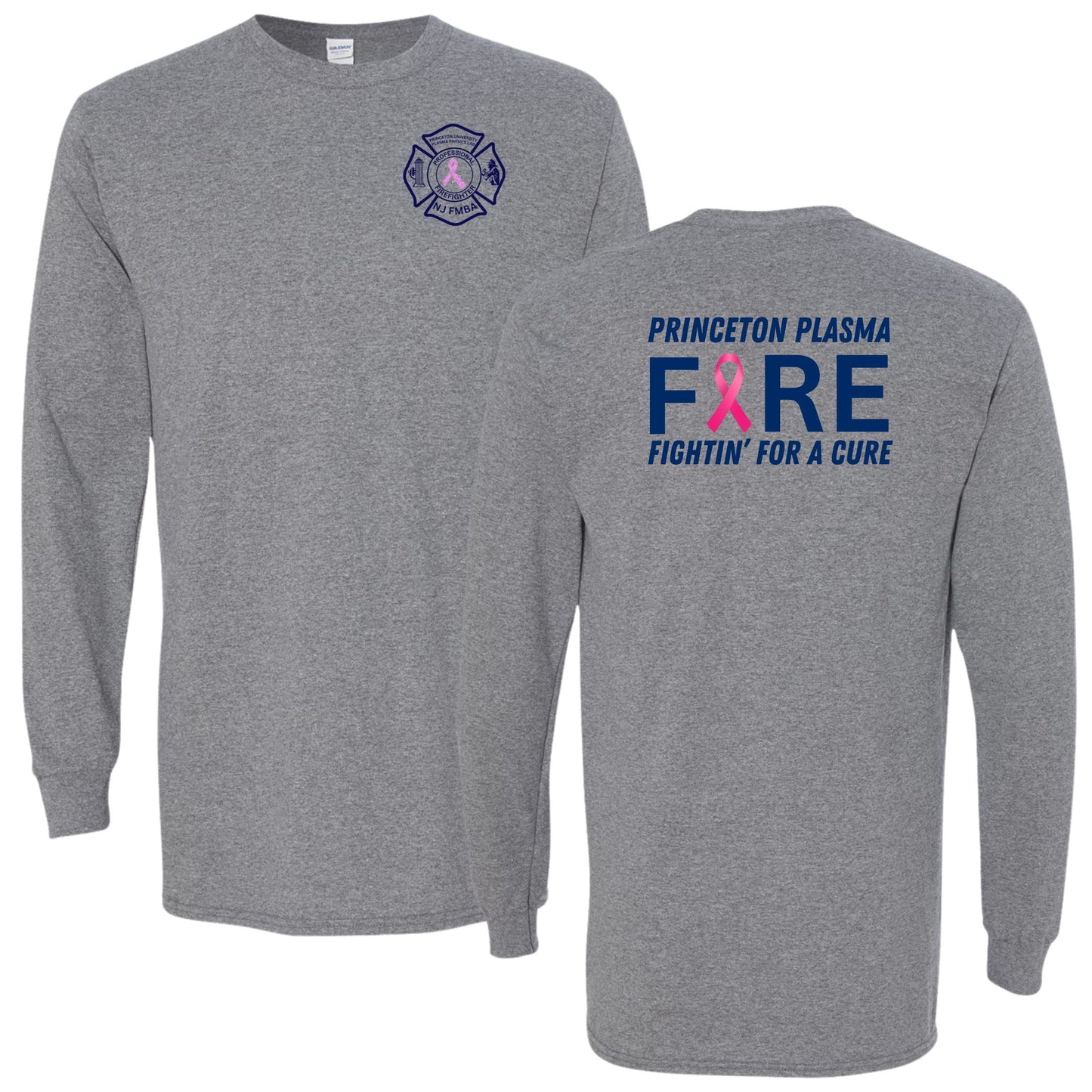 Local 66 Breast Cancer Awareness Long Sleeve T-Shirt