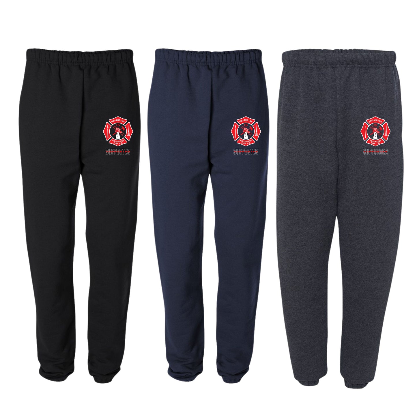 Holland Township Fire Supporter Closed Bottom Sweatpants