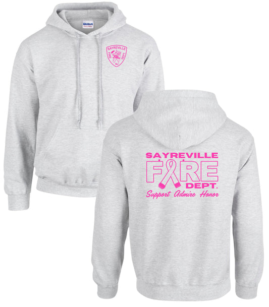 Sayreville Fire Breast Cancer Awareness Hooded Sweatshirt